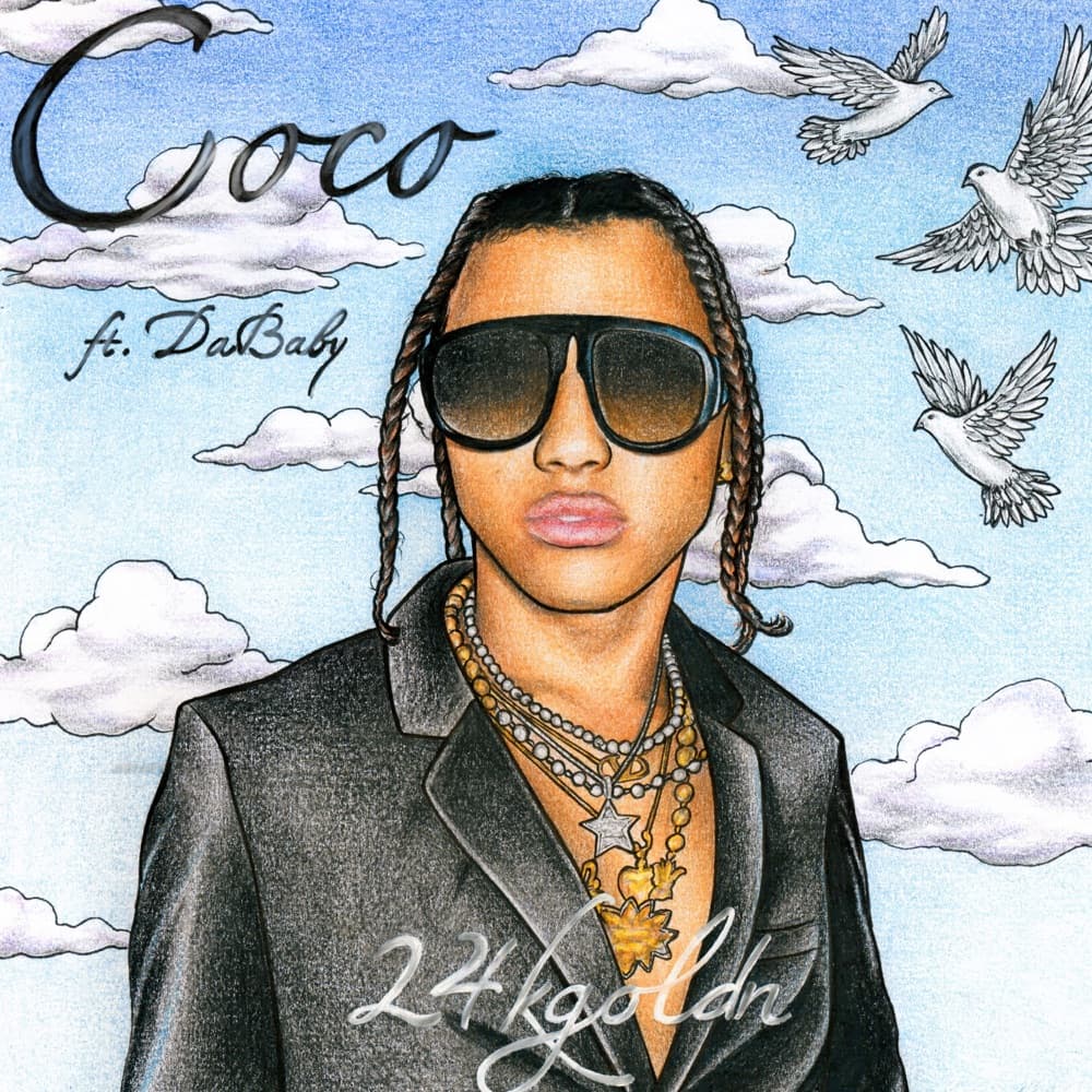 دانلود + ترجمه آهنگ CoCo از 24kgoldn و DaBaby باکیفیت 320p