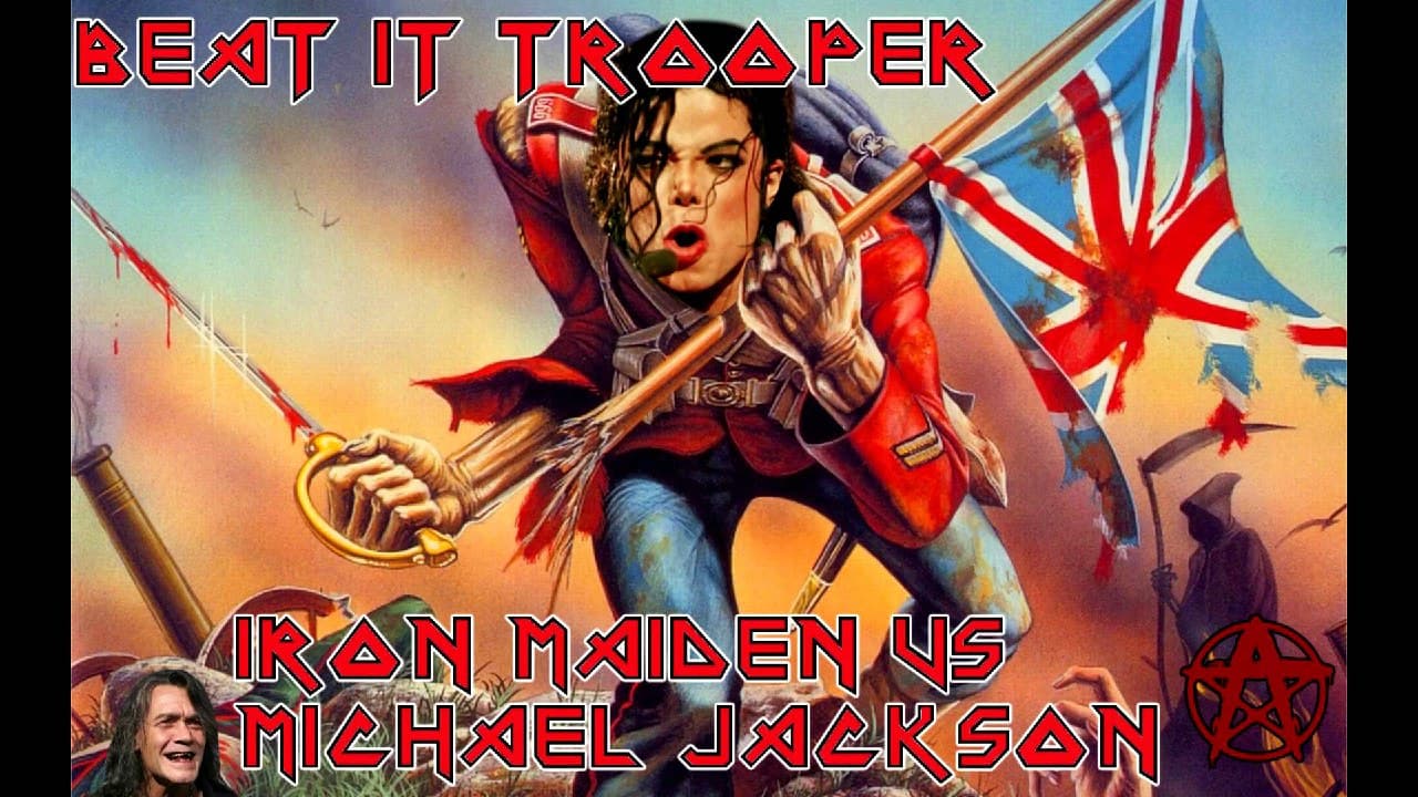 دانلود میکس آهنگ مایکل جکسون beat it با آیرون میدن (beat it & the trooper)