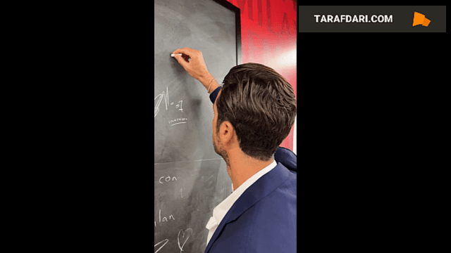 امضای میرانته بر روی دیوار باشگاه میلان پس از تمدید قرارداد با این تیم / فیلم