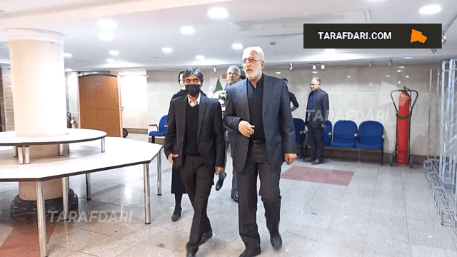 حضور فرکی، ناصر محمدخانی، نامجو مطلق و جلالی در مراسم چهلم مرحوم روئین دل / فیلم