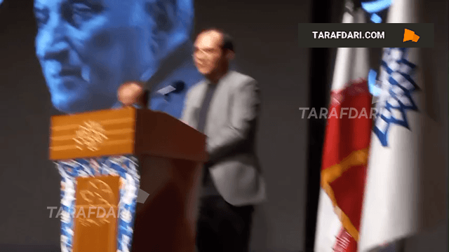 صحبت های محمد ربیعی درمراسم چهلم مرحوم روئین دل / فیلم