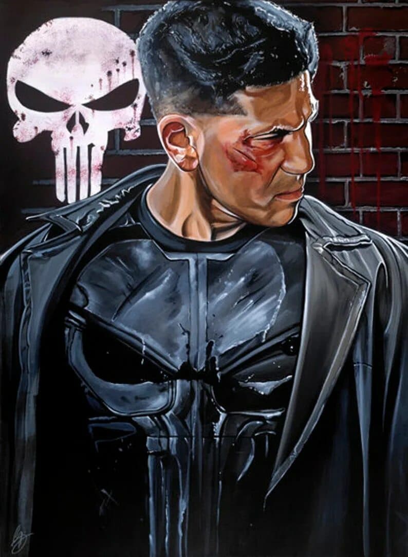 ادیت هایی از شخصیت Punisher جان برنتال