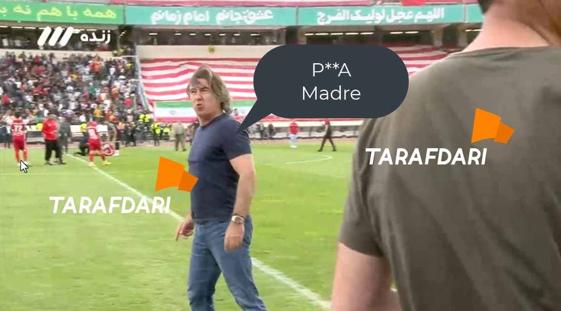 ساپینتو به پیام حیدری توهین ناموسی کرد؟ / لبخوانی سرمربی استقلال + ویدیو