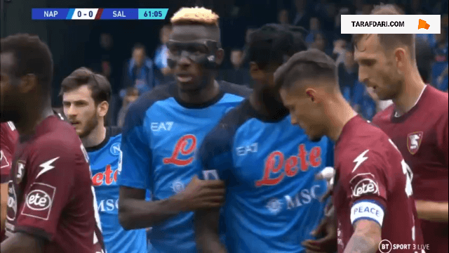 گل ماتیاس اولیورا به سالرنیتانا (ناپولی 1-0 سالرنیتانا)