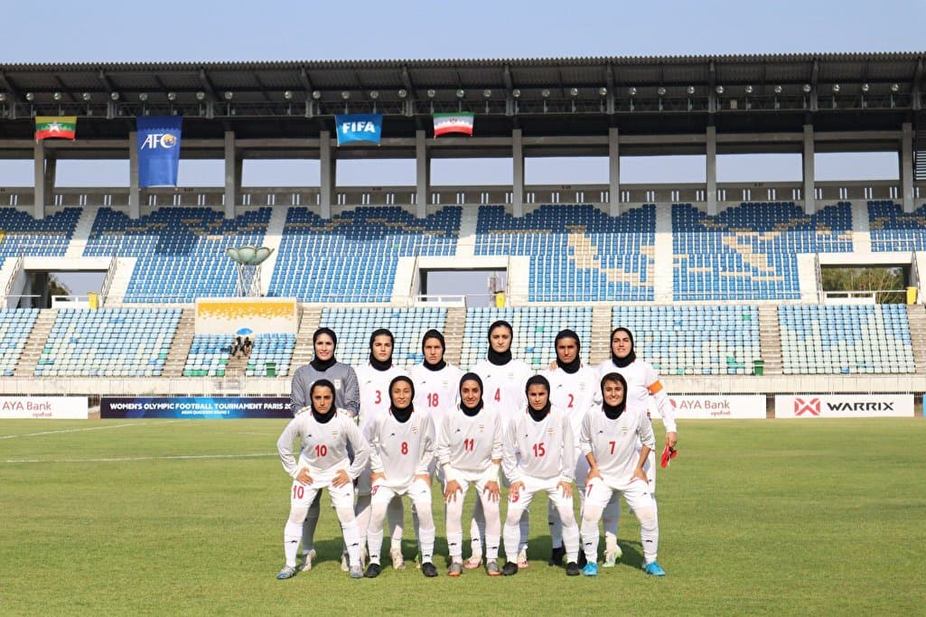 پیروزی تیم ملی فوتبال بانوان ایران برابر ملوان 