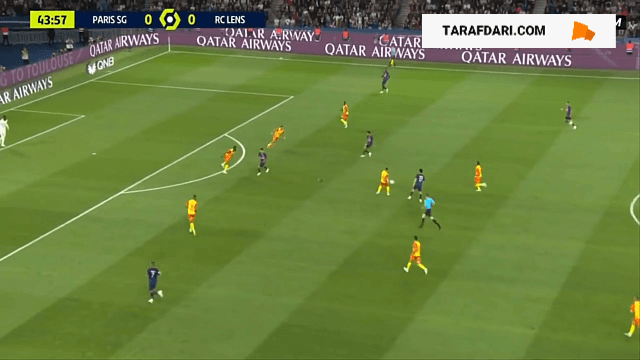 گل زیبای مارکو آسنسیو به لانس (پاری سن ژرمن 1-0 لانس)