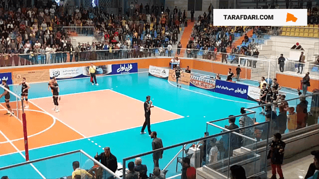 متن و حاشیه دربی سوپر لیگ والیبال ایران؛ پیروزی فولاد سیرجان مقابل مس رفسنجان / فیلم