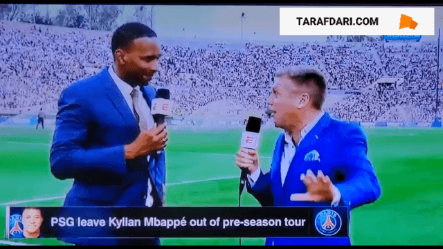 حمله قلبی به کارشناس ESPN در پخش زنده پیش از دیدار دوستانه رئال مادرید و میلان / فیلم