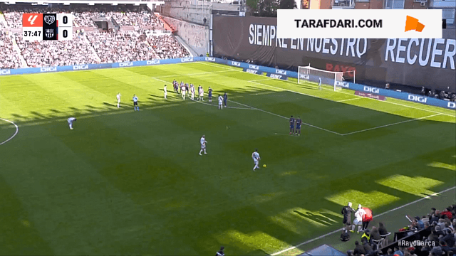 گل زیبای اونای لوپز به بارسلونا (رایو وایکانو 1-0 بارسلونا)