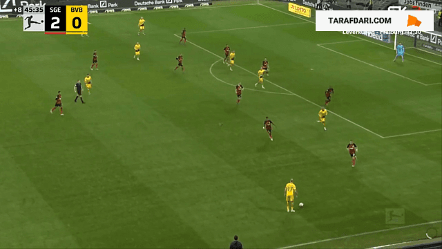 گل سابیتزر به فرانکفورت (فرانکفورت 2-1 دورتموند)