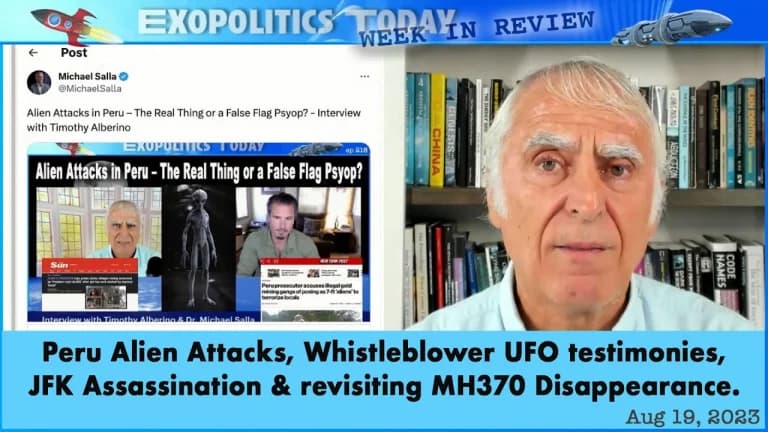 حمله بیگانگان در پرو، شهادت افشاگر یوفوها، ترور JFK و بازدید مجدد از ناپدید شدن MH370 - وبینار جهانی افشای بشقاب پرنده