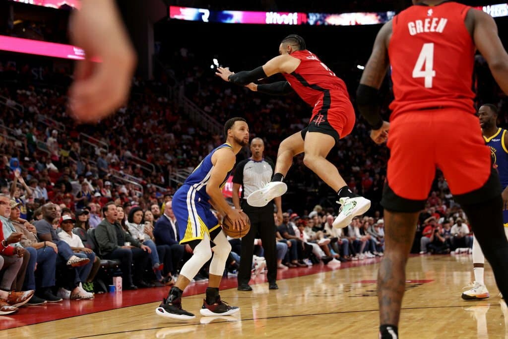 بسکتبال NBA | استفن کری و قدرت به پرواز درآوردن انسان ها / عکس 