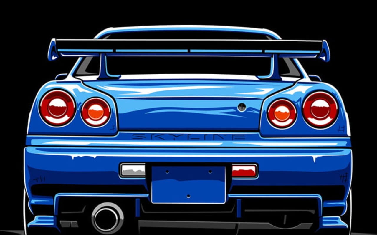 nissan skyline gtr r32 and r34