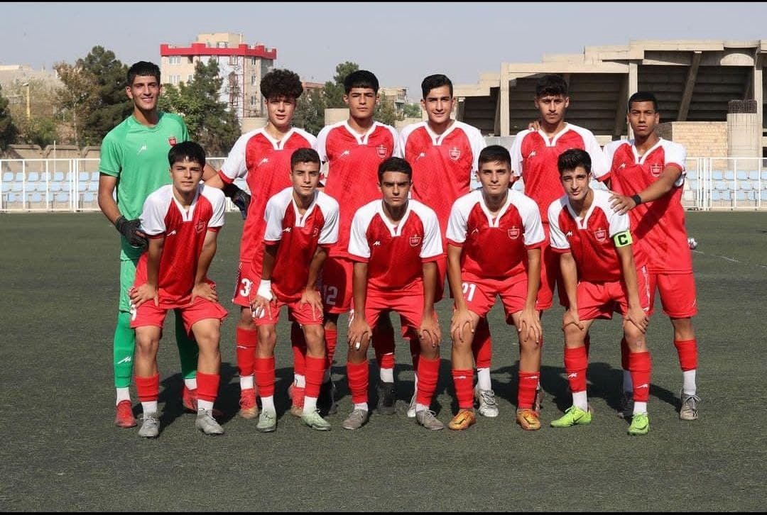 پیروزی نوجوانان پرسپولیس در هفته هفتم مقابل تیم مهدوی کیا