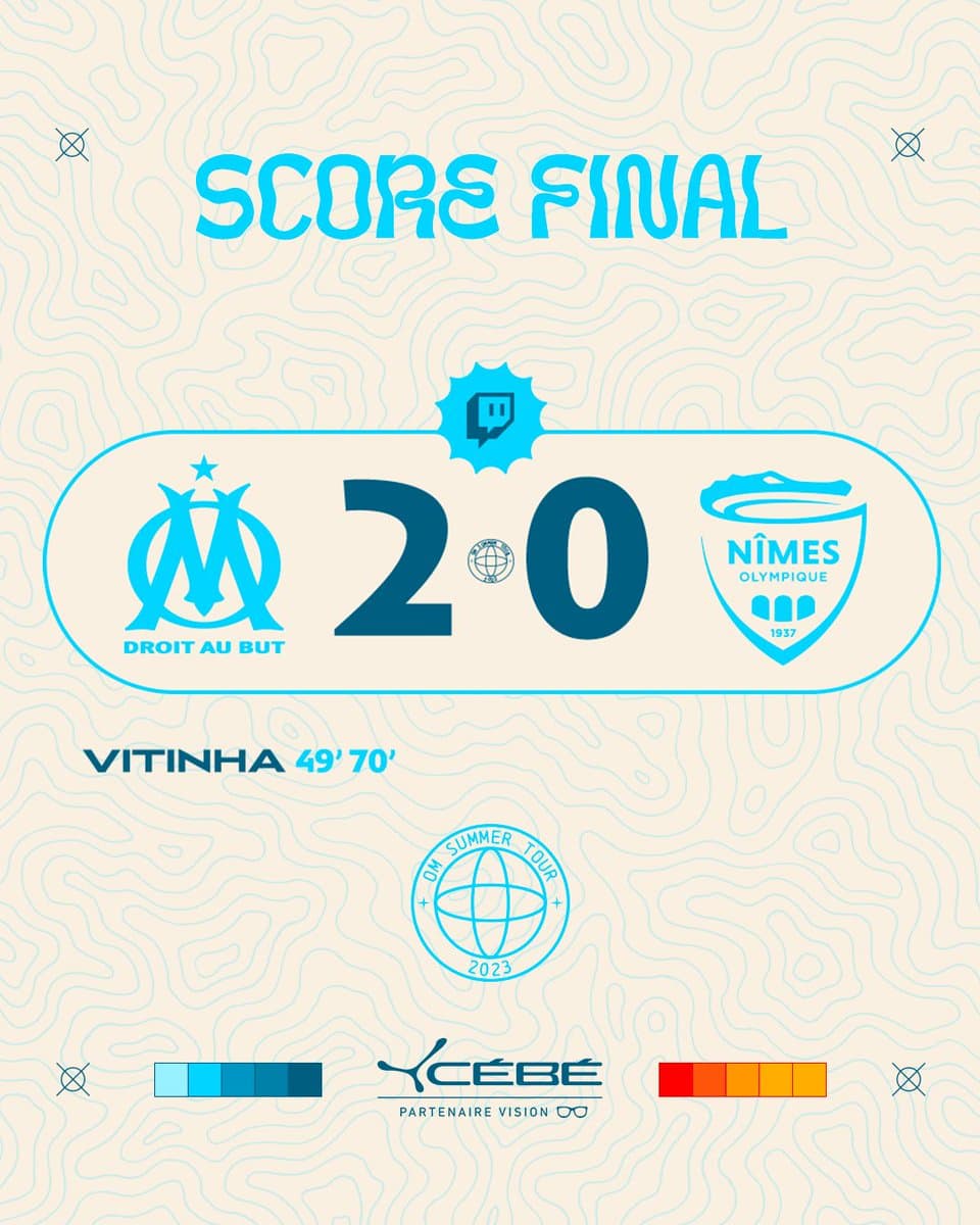 مارسی 2-0 نیم المپیک؛ اولین پیروزی مارسلینو با دبل ویتینیا