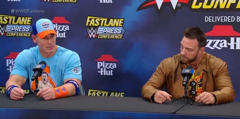 صحبت‌های جان سینا و ال ای نایت در کنفرانس خبری Fastlane / اخبار WWE