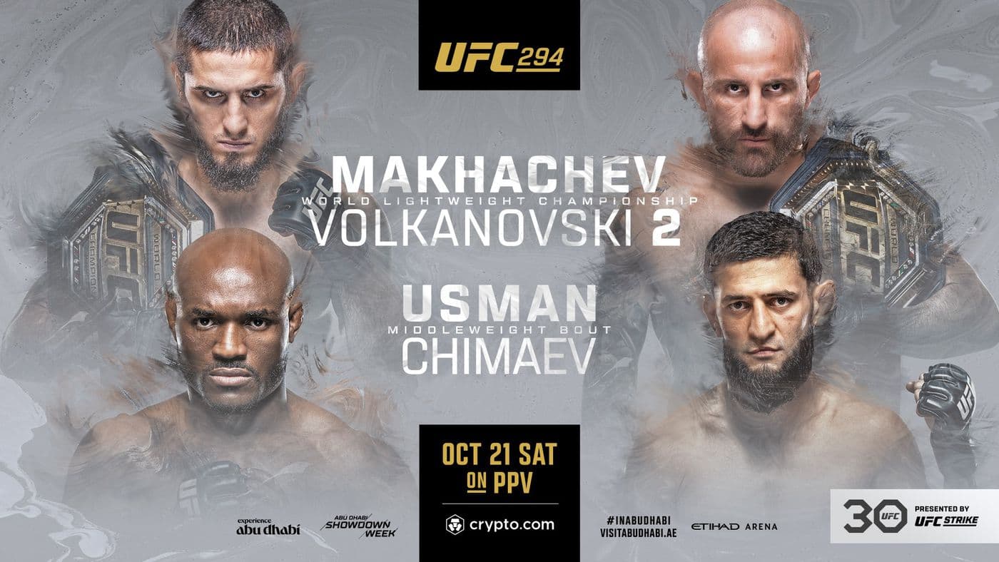 ? لینک پخش زنده ufc294 / مبارزه حمزت چیمائف و کامارو عثمان تا لحظاتی دیگر اغاز خواهد شد 