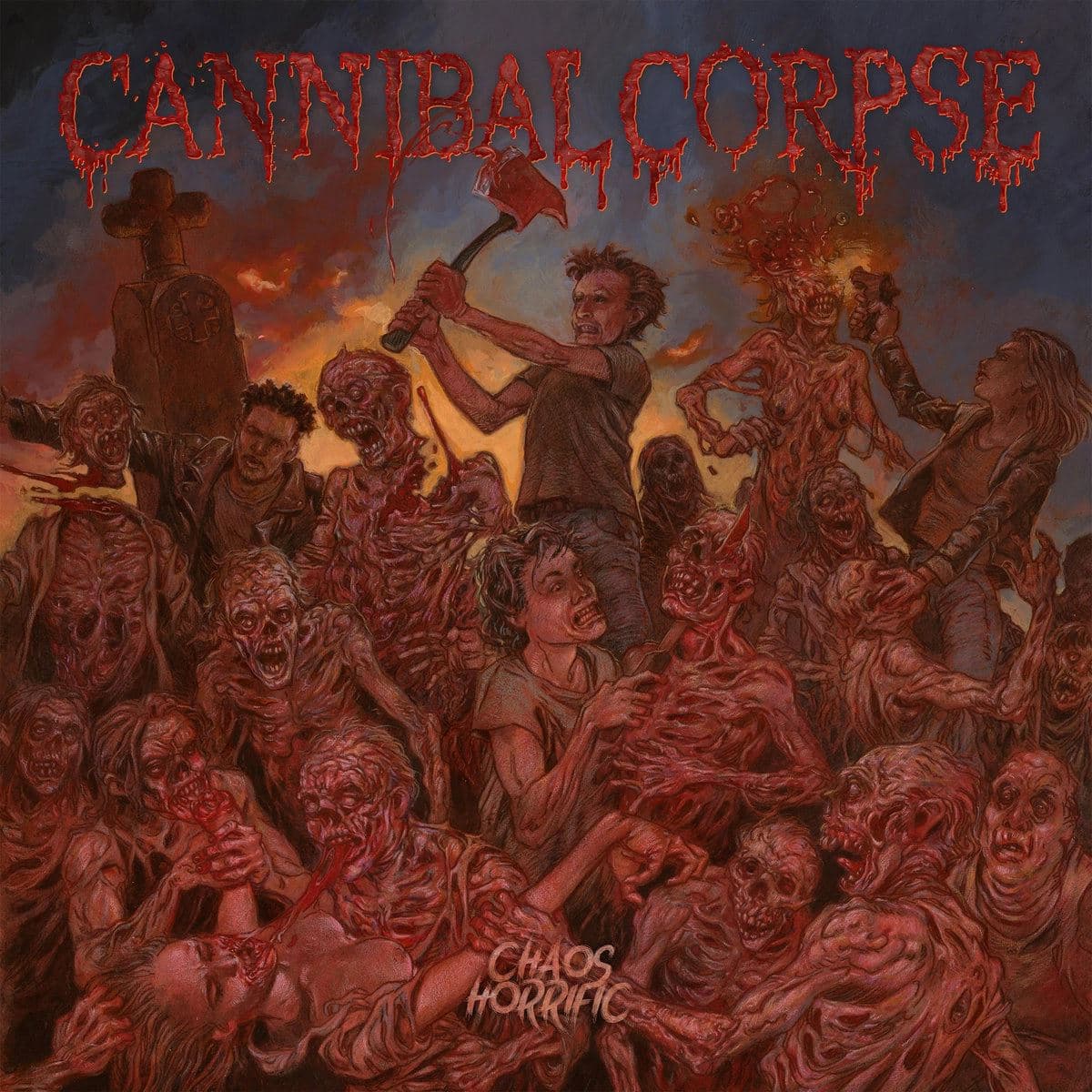 دانلود آلبوم جدید cannibal corpse به اسم chaos horrific