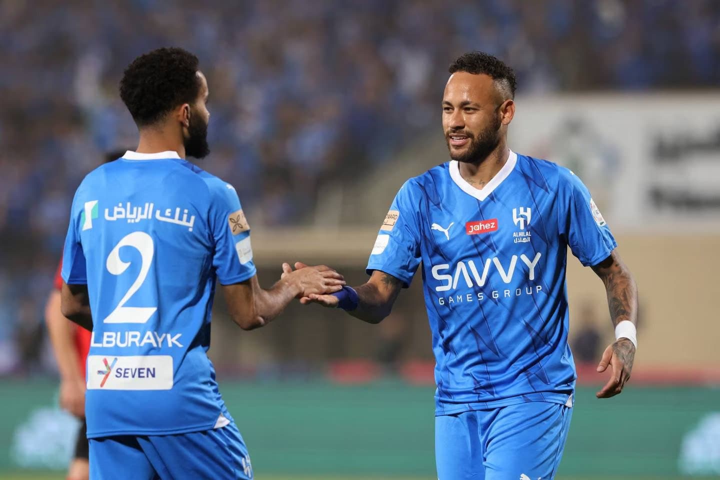 الهلال 6-1 الریاض؛ آتش بازی در مراسم پاگشای نیمار
