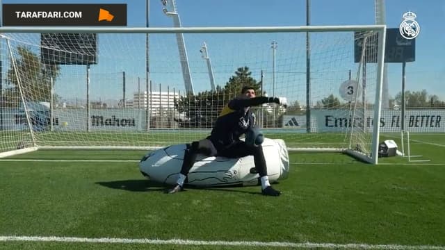 تمرین آماده سازی تیم رئال مادرید برای شروع فصل جدید / فیلم