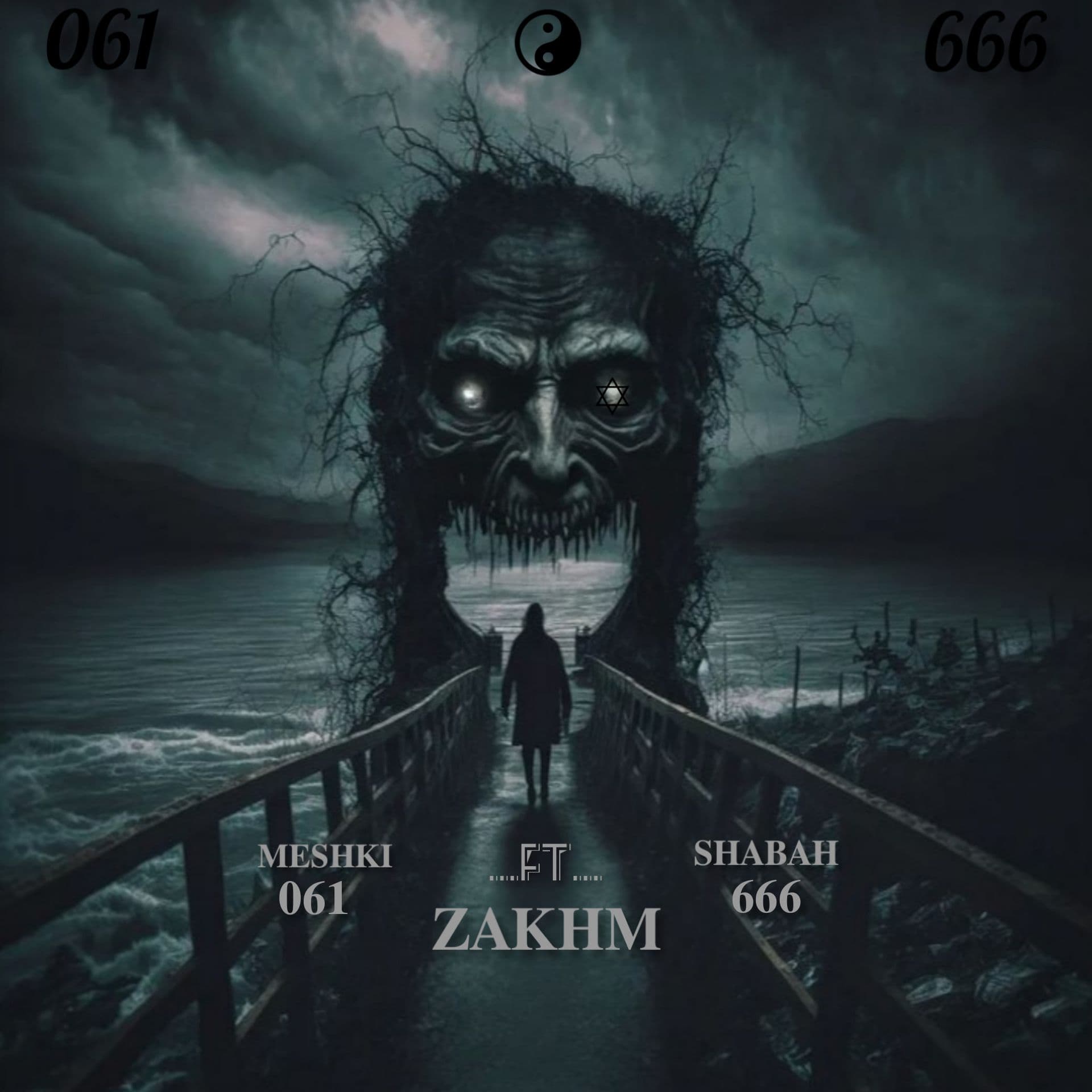 دانلود آهنگ شبح ۶۶۶ FT مشکی ۰۶۱ به نام زخم (Zakhm)