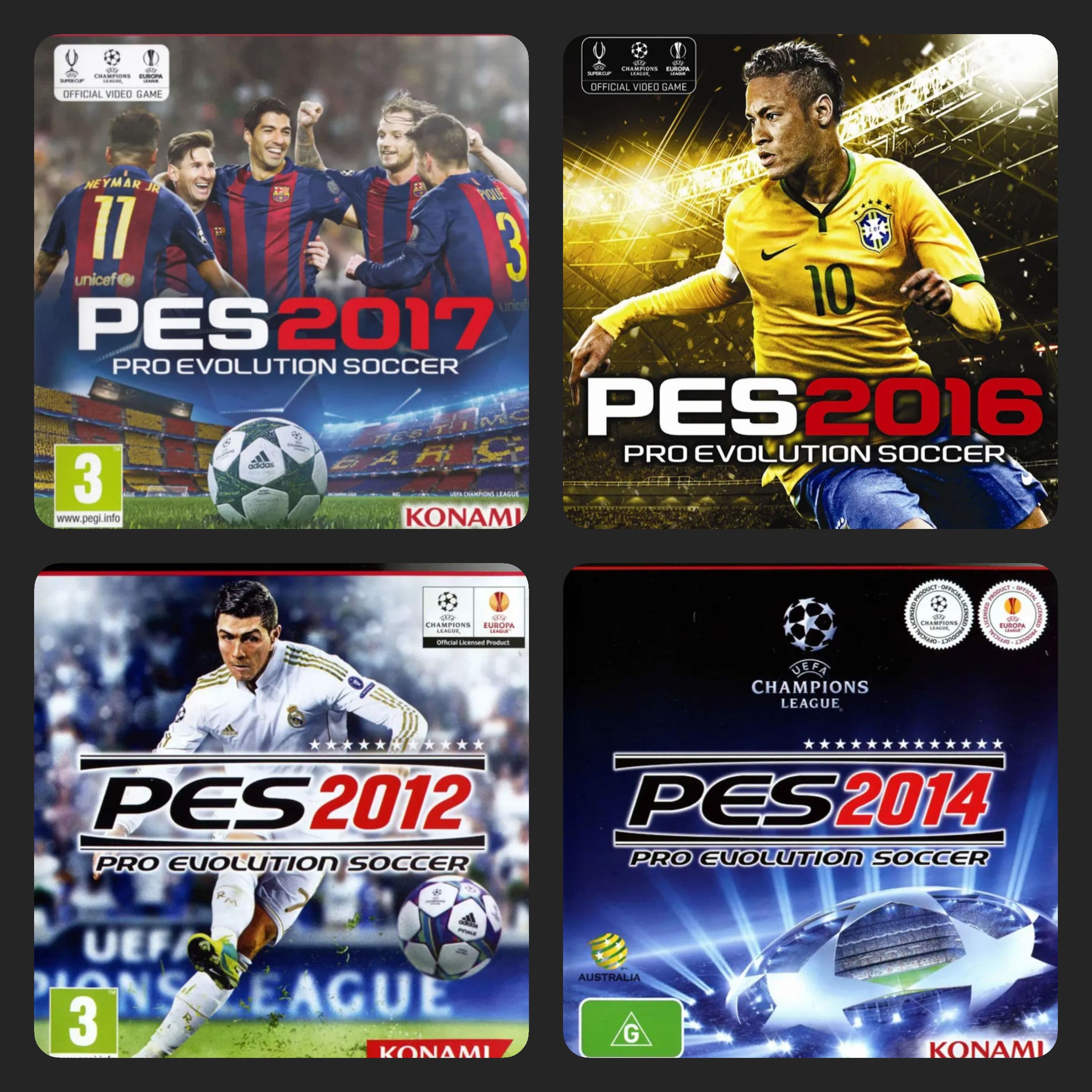 10 تا از قشنگ ترین کاور بازی PES 