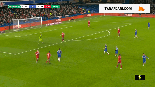 گل کول پالمر به میدلزبورو (چلسی 4-0 میدلزبورو)