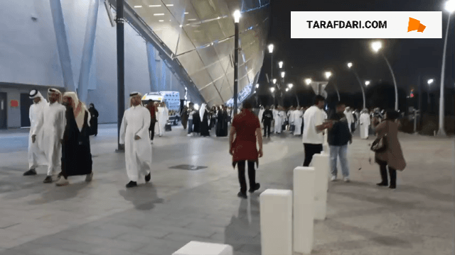 سکوت محض هوداران عربستان حین خروج از ورزشگاه پس از شکست مقابل کره / فیلم