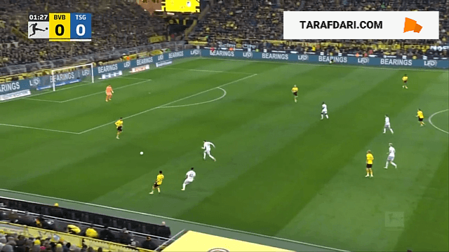 خلاصه بازی دورتموند 2-3 هوفنهایم (بوندس لیگا - 2023/24)