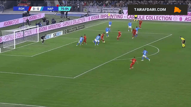 گل دیدنی پلگرینی به ناپولی (آاس رم 1-0 ناپولی)