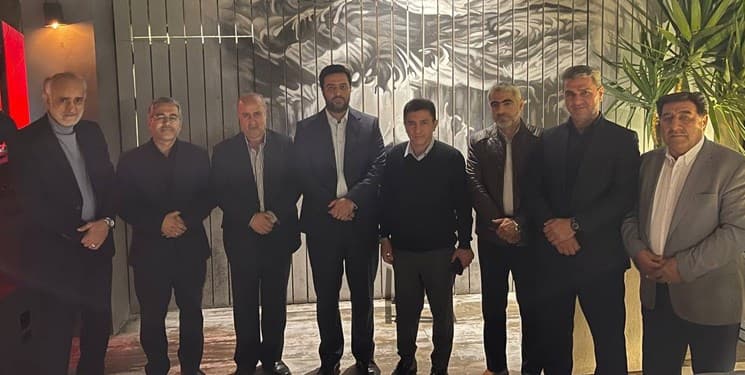 امضای تفاهم نامه ساخت ورزشگاه در کیش در حضور ملی پوشان