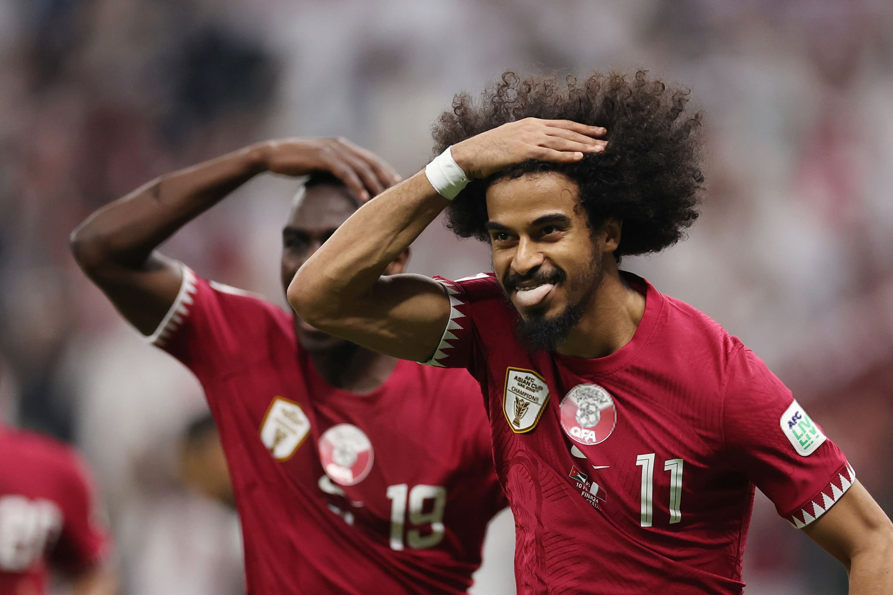 قطر 3-1 اردن / عنابی ها و عفیف جاودانه در تاریخ آسیا؛ موهبت VAR و پنالتی