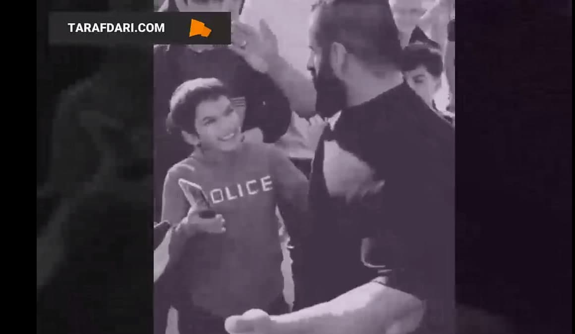 ویدیویی که از گرگ ایرانی وایرال شد؛ حرکت ناپسند هادی چوپان در قبال یک کودک؟!