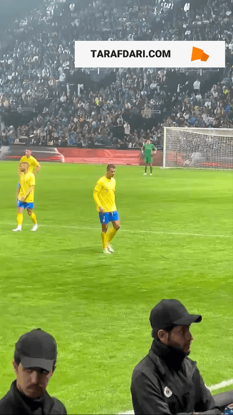 کریستیانو رونالدو خطاب به هواداران الهلال: من اینجا هستم نه مسی! / فیلم