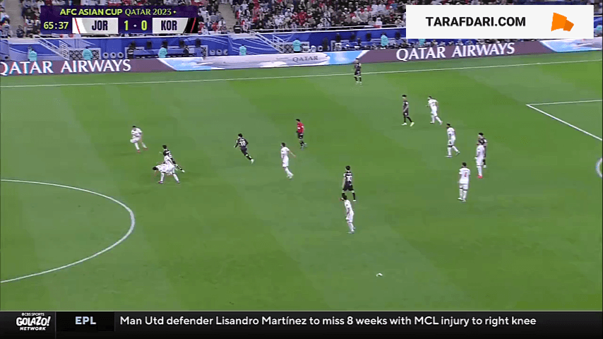 گل زیبای موسی التعمری به کره جنوبی (اردن 2-0 کره جنوبی)