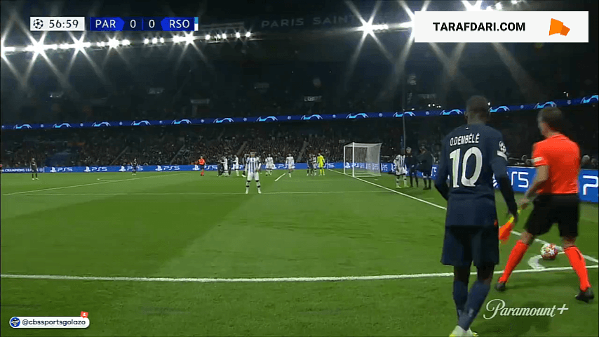 گل کیلیان ام باپه به رئال سوسیداد (پاری سن ژرمن 1-0 رئال سوسیداد)