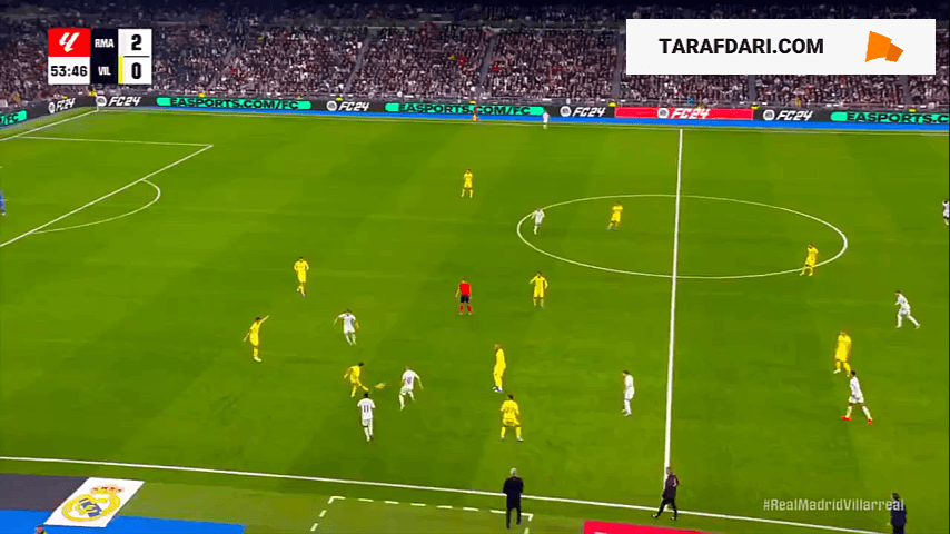 گل خوزه لوییس مورالس به رئال مادرید (رئال مادرید 2-1 ویارئال)
