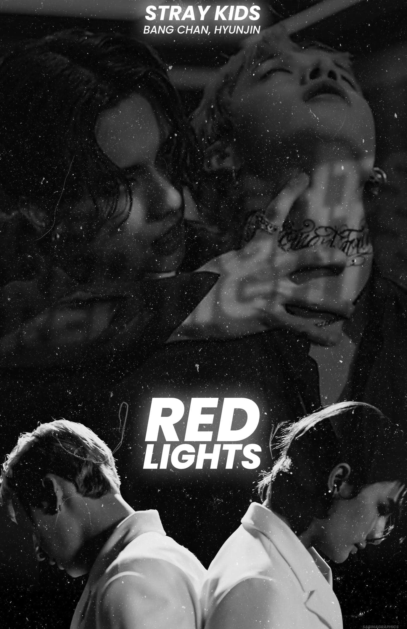   "Red Lights _ Bang Chan and Hyunjin of Stray Kids"