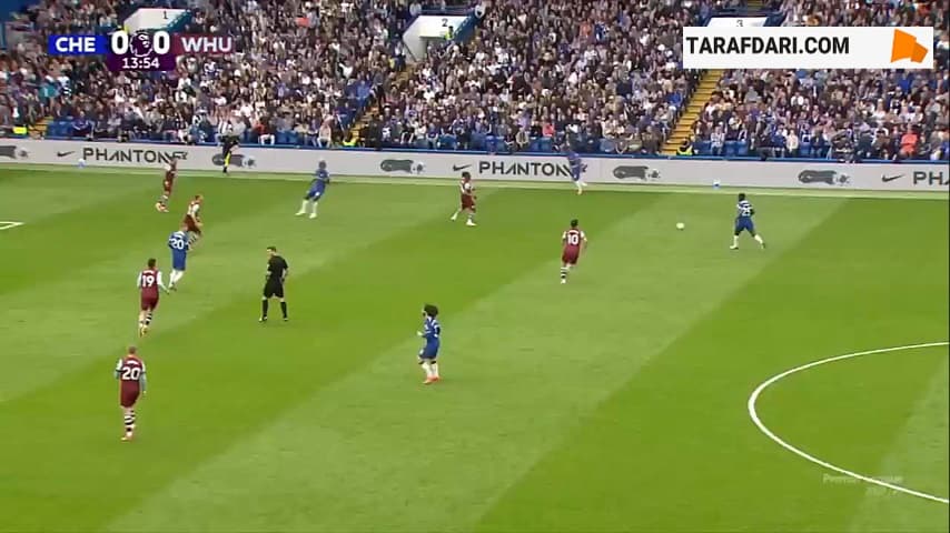 خلاصه بازی چلسی 5-0 وست هم (لیگ برتر انگلیس - 2023/24)