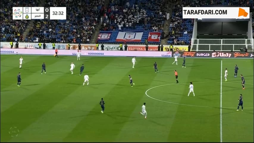 پاس گل کریستیانو رونالدو و گل سادیو مانه به ابها (ابها 0-3 النصر)
