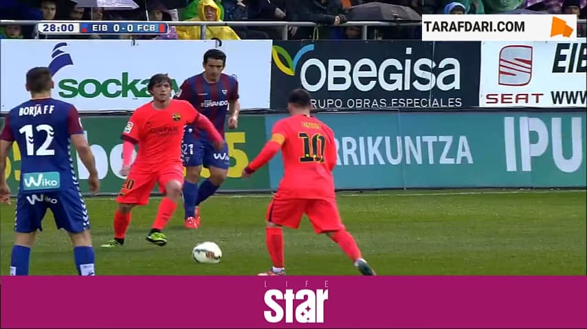 سطح مهارت یک فوق‌ستاره؛ روزگاری که لیونل مسی در بارسلونا خدایی می‌کرد!