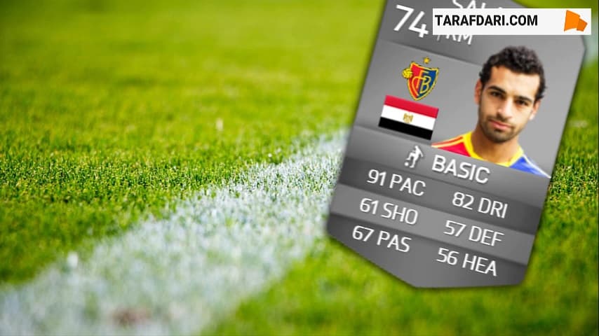 مقایسه ریتینگ محمد صلاح از FIFA 14 تا FC 25