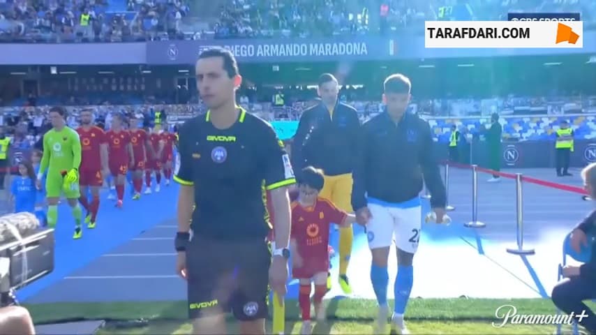 خلاصه بازی ناپولی ۲-۲ آاس رم (سری آ - 2023/24)