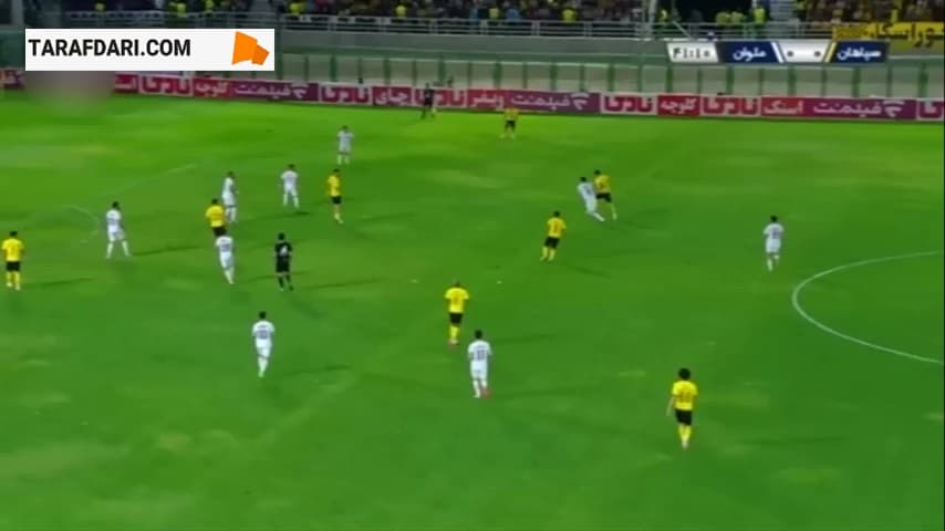 گل تماشایی محمد کریمی به ملوان (سپاهان 1-0 ملوان)