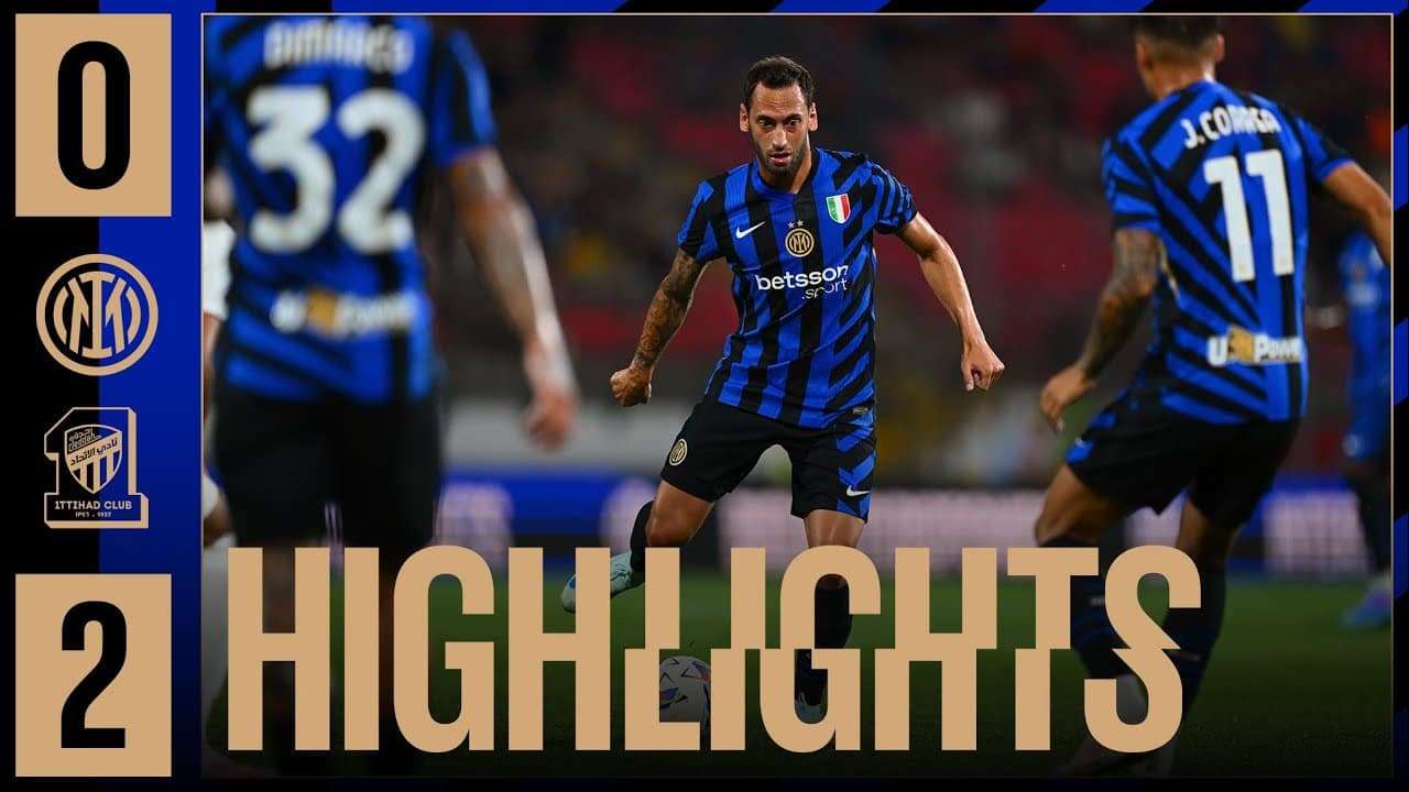خلاصه بازی اینتر 0-2 الاتحاد (پیش فصل ۲۵-۲۰۲۴)