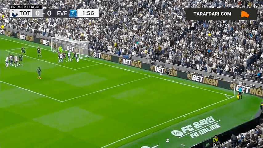 خلاصه بازی تاتنهام 4-0 اورتون (لیگ برتر انگلیس - ۲۵-۲۰۲۴)