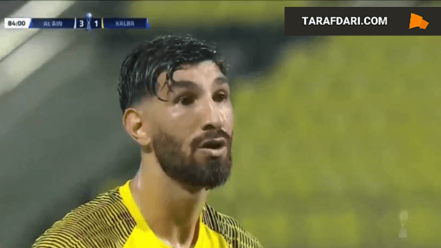 گل شهریار مغانلو به العین از روی نقطه پنالتی (العین 3-2 اتحاد کلباء)