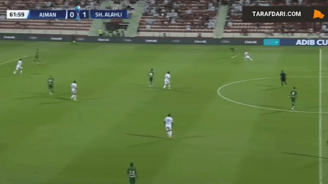دبل سردار آزمون در دیدار شباب الاهلی و عجمان