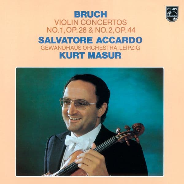 موسیقی کلاسیک: مکس بروخ - کنسرتو ویولن شماره 2 - Max Bruch - Violin Concerto No. 2 in D minor, Op. 44 (Salvatore Accardo Gewandhausorchester Leipzig-Kurt Masur)