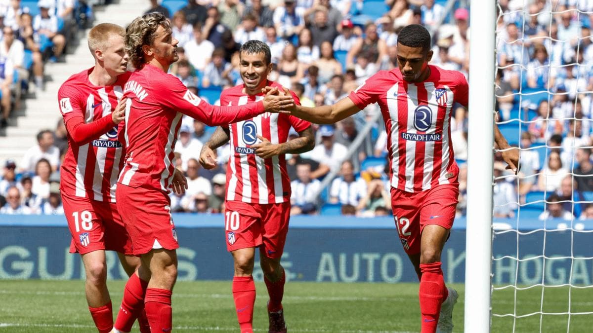 رئال سوسیداد 0-2 اتلتیکو مادرید؛ روخی بلانکوس فصل را با پیروزی به پایان رساند